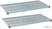 Metro Max Q schappen voor 46cm diepe stelling 122cm (2 stuks) | DS412