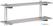 Gastro M RVS wandplank | 140x40cm |  DS448 3