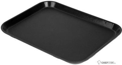 Cambro Epictread rechthoekig antislip glasvezel dienblad zwart 35x27cm | DS516