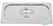 Vogue deksel voor RVS GN 1/3 bak | DW457 3