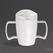 Olympia Kristallon Heritage Drinkbeker met Deksel 300ml Wit (4 Stuks) - Olympia DW715