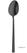 Amefa Metropole Dessertlepel Zwart PVD (12 Stuks) - DX695