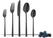 Amefa Metropole Medium Theelepel Zwart PVD (12 Stuks) - DX696 2