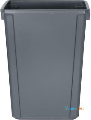 Jantex Smalle Afvalbak Grijs 60ltr - DX965