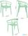 Bolero Mateo Caféstoelen Mintgroen (Pak van 2) - DX981 5