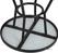 Bolero Marston Ronde Buitentafel Zwart 700mm - DX986 4