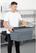 Vogue Kunststof Transportopbergkrat met Vast Deksel 600x400x320mm - DX995 10