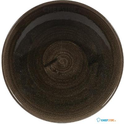 Churchill Stonecast Patina Evolve Iron Black Coupe Schalen 182mm (Pak van 12) - DY901