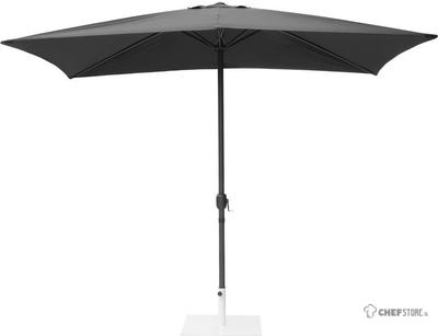 Bolero Sevilla Vierkante Parasol 2x3m Zwart - DZ871