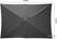 Bolero Sevilla Vierkante Parasol 2x3m Zwart - DZ871 5