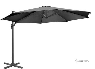 Bolero Venice Heavy Duty Parasol Zwart 3,5m - DZ872
