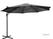 Bolero Venice Heavy Duty Parasol Zwart 3,5m - DZ872
