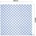 Theedoek | Blauw Geblokt | Vogue | E578 4