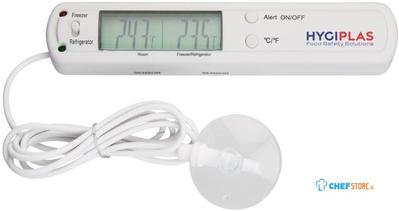 Hygiplas koeling en vriezer thermometer met alarm | F314