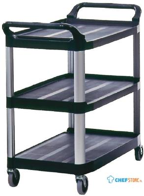 Rubbermaid X-Tra Serveerwagen Zwart - Rubbermaid F693