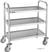 Rvs Serveerwagen | 3 Bladen | Small | Vogue | F993