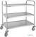 Rvs Serveerwagen | 3 Bladen | Large | Vogue | F995