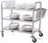 Rvs Serveerwagen | 3 Bladen | Large | Vogue | F995 8