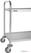 Rvs Serveerwagen | 2 Bladen | Small | Vogue | F996 4