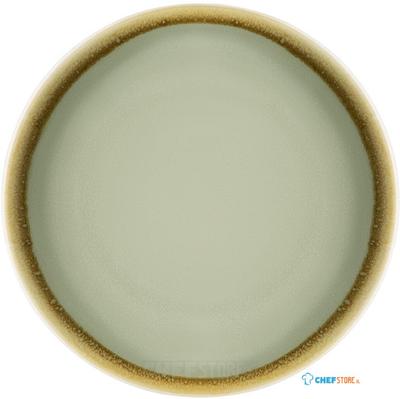 Olympia Kiln ronde coupeborden mosgroen 17,8cm | FA029