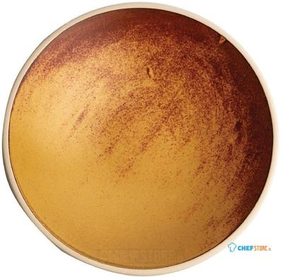 Olympia Canvas ondiepe schalen roestoranje 20cm | FA312