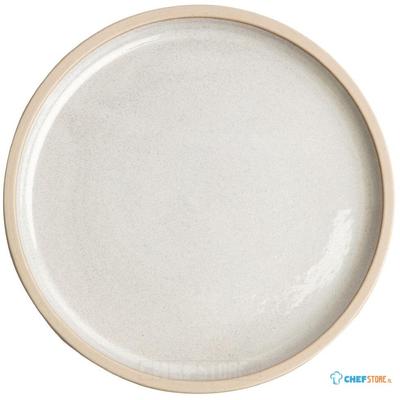 Olympia Canvas platte ronde borden wit 25cm | FA329