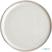 Olympia Canvas ronde borden met smalle rand wit 26,5cm | FA331