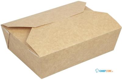 Colpac Recyclebare Kraft Magnetronbestendige Voedseldozen 1950ml (200 Stuks) - Colpac FA365
