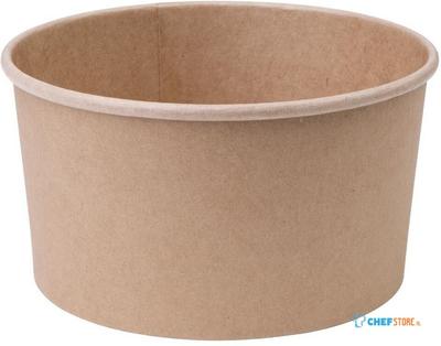 Fiesta Green ronde kraft saladeschaal 1L | FB198