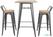 Bolero Bistro Bartafel met Houten Blad Grijs - Bolero FB596 6
