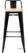Bolero Bistro Hoge Barstoel met Houten Zitting Zwart (4 Stuks) - Bolero FB623 2