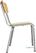 Bolero Cantina Gegalvaniseerd Stalen Stoelen Met Houten Zitting En Rugleuning (4 Stuks), Bolero FB946 2