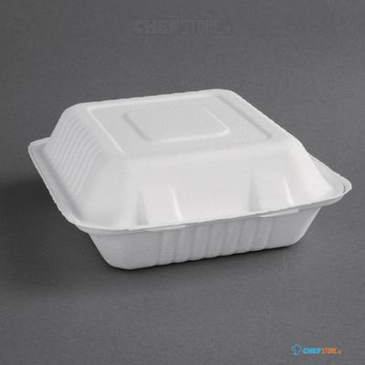 Fiesta Green Composteerbare Bagasse Voedseldozen (200 Stuks), Fiesta Green FC525