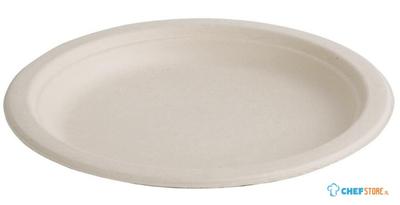 Fiesta Green Composteerbare Bagasse Borden Rond Ongekleurd (50 Stuks), Fiesta Green FC545