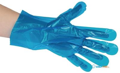 Vegware composteerbare handschoenen voor voedselbereiding blauw - medium | FD389