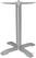 Bolero Gietijzeren Tafelpoot Grijs 611(B)x720(H)mm - Bolero FT028