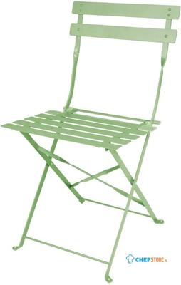 Bolero Stalen Klapstoelen Lichtgroen (2 Stuks) - Bolero FT270