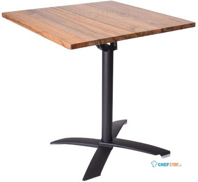Opklapbare Indoor Bistro Tafel Helsinki 70x70cm - Gastronoble FT986