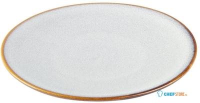 Olympia Drift Grijze Effen Coupeplaten 180 mm (pak van 6) - FU189