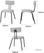 Bolero Fairfield Stoelen Zwart/grijs Mix (set 2) - FU500 5