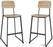 Bolero Beaufort Hoge Krukken met Houten Interieur (pak van 2) - FU525 7
