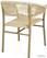 Bolero Florence Natuurlijk Touw Twist Rieten Stoelen (pak van 2) - FU532 3