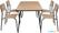 Bolero Santorini Tuinstoelen met Houteffect (4 Stuks) - FU537 8