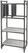 Cambro Universeel Opbergrek Starterset voor Basics Plus Planken 530 mm Diep - FU685