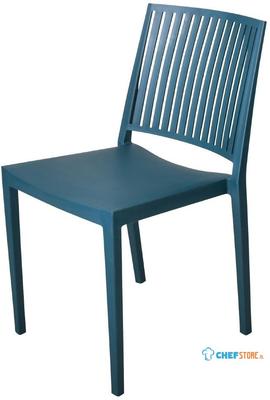 Baltimore Stapelbare Polypropyleen Stoelen Blauw (4 Stuks) - Gastronoble FW577