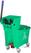 Jantex 30ltr Dweil en Emmer met Voetpedaalontgrendeling Groen - FW867 2
