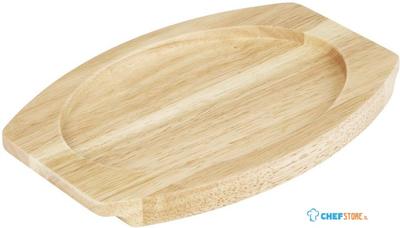 Olympia Hevea Bord voor Gietijzeren Ovale Orenschotel 260x165mm voor Fw817 - FW977