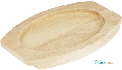 Olympia Hevea Bord voor Gietijzeren Ovale Orenschotel 230x135mm voor Fw818 - FW978