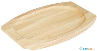 Olympia Hevea Bord voor Gietijzer Ovale Sizzler 335x205mm - FW979