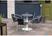 Bolero Aluminium Rond Tafelblad Donkergrijs 580mm - Bolero FX037 6